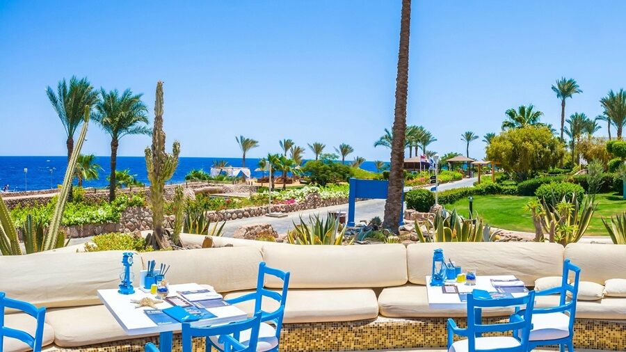 Renaissance Sharm El Sheikh Golden View Beach Resort Ngoại thất bức ảnh View of the Red Sea from the resort